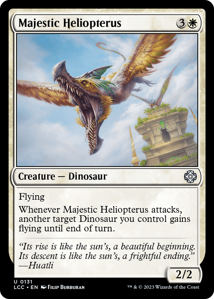 Majestic Heliopterus [The Lost Caverns of Ixalan Commander] | GrognardGamesBatavia