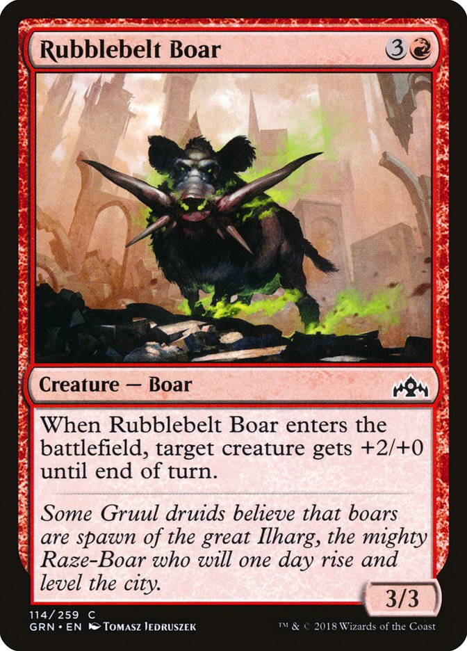 Rubblebelt Boar [Guilds of Ravnica] | GrognardGamesBatavia