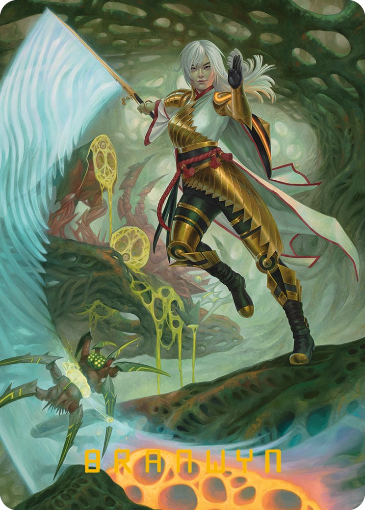 The Eternal Wanderer Art Card (Gold-Stamped Signature) [Phyrexia: All Will Be One Art Series] | GrognardGamesBatavia