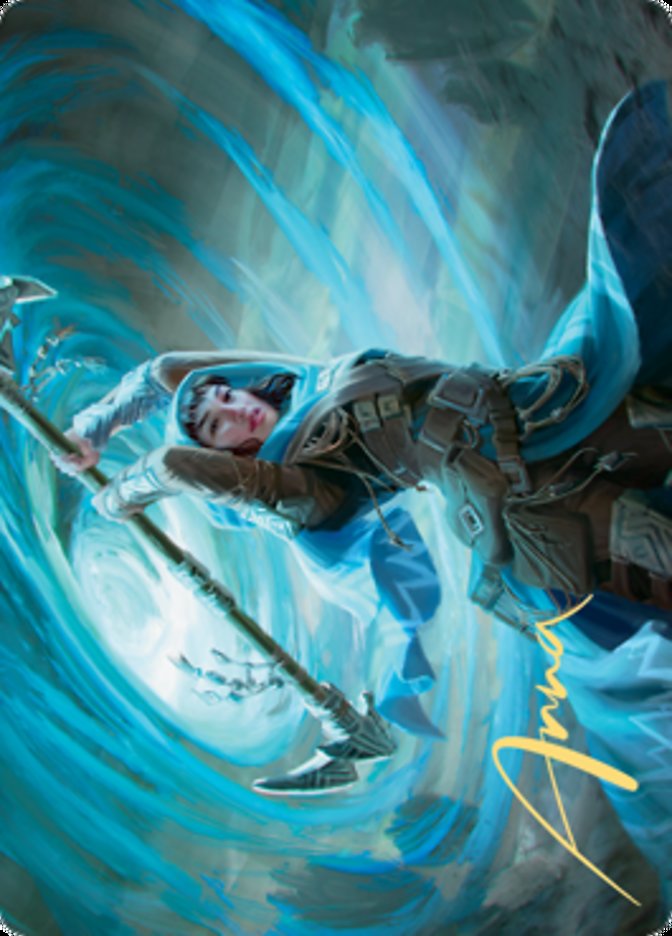 Sea Gate Stormcaller Art Card (Gold-Stamped Signature) [Zendikar Rising Art Series] | GrognardGamesBatavia