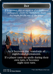 Day // Night Double-Sided Token [Innistrad: Midnight Hunt Tokens] | GrognardGamesBatavia