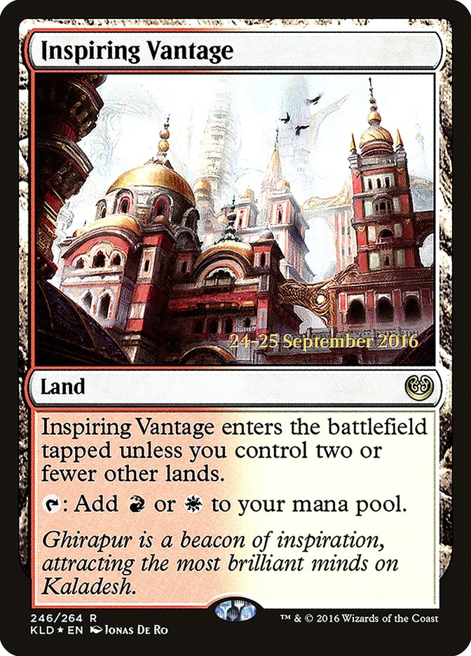 Inspiring Vantage [Kaladesh Prerelease Promos] | GrognardGamesBatavia