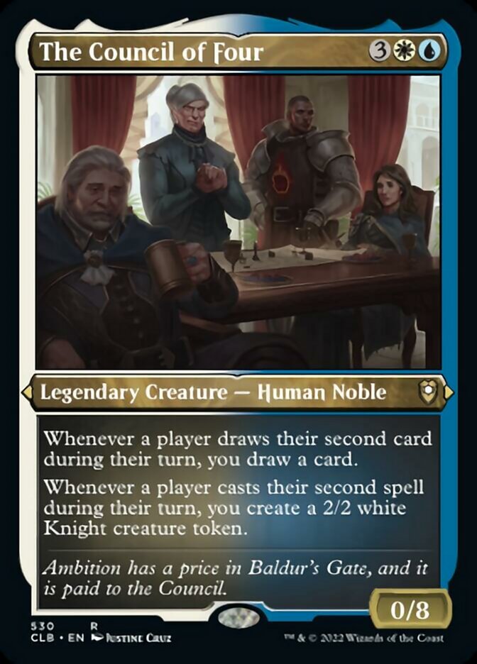 The Council of Four (Foil Etched) [Commander Legends: Battle for Baldur's Gate] | GrognardGamesBatavia