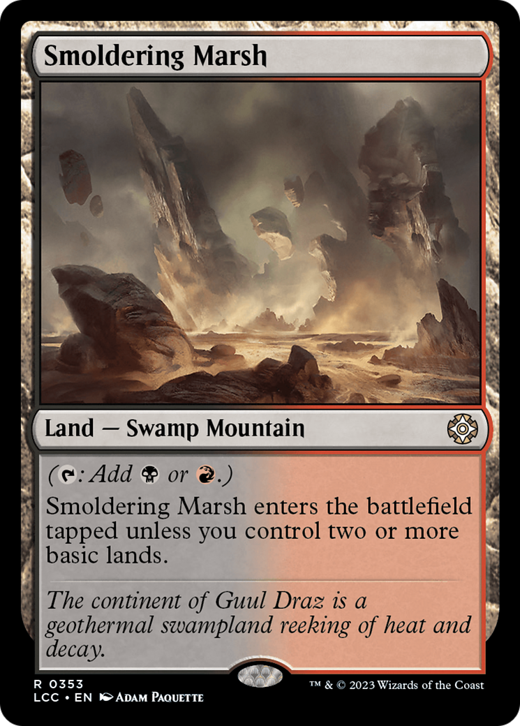 Smoldering Marsh [The Lost Caverns of Ixalan Commander] | GrognardGamesBatavia