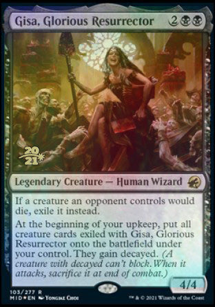 Gisa, Glorious Resurrector [Innistrad: Midnight Hunt Prerelease Promos] | GrognardGamesBatavia