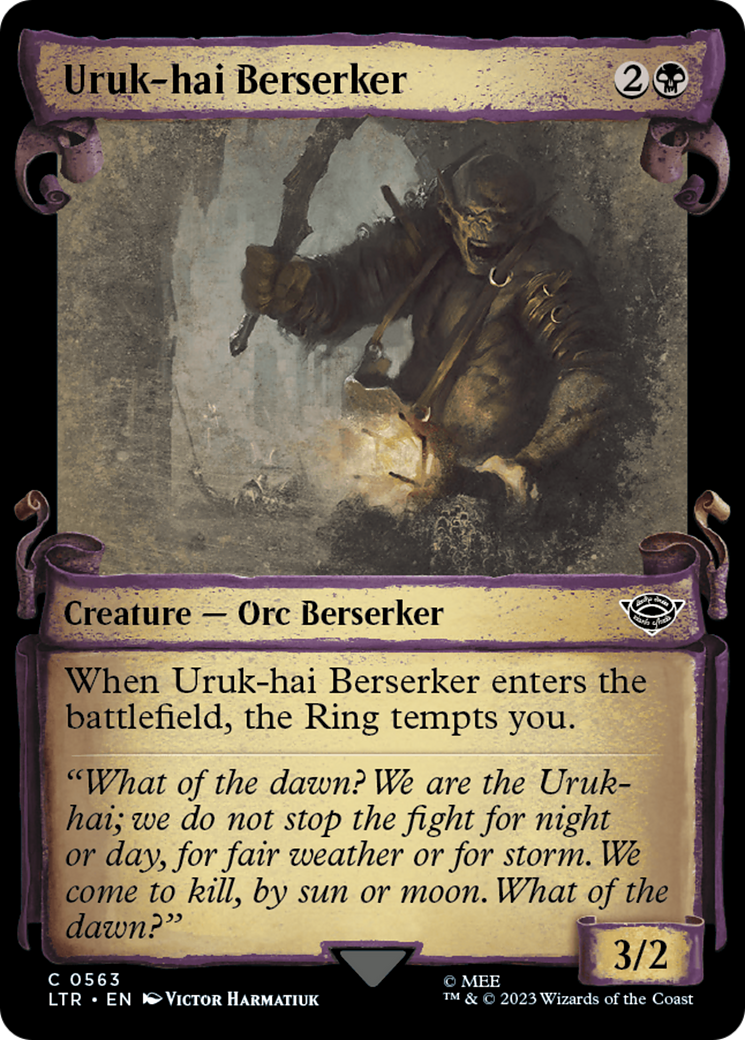 Uruk-hai Berserker [The Lord of the Rings: Tales of Middle-Earth Showcase Scrolls] | GrognardGamesBatavia