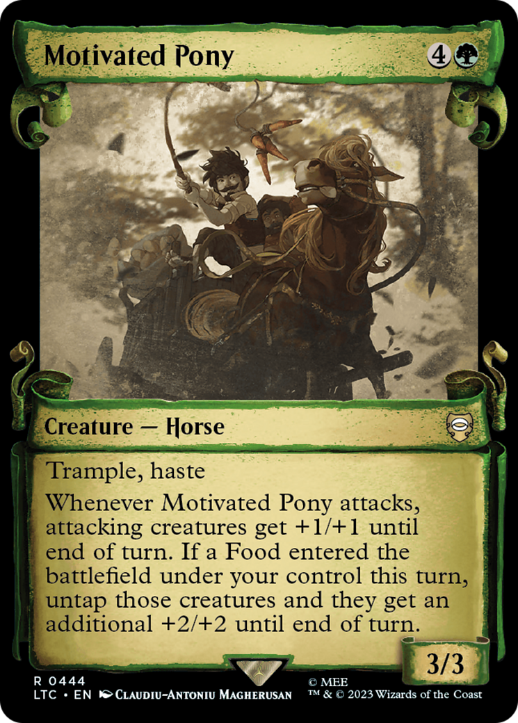 Motivated Pony [The Lord of the Rings: Tales of Middle-Earth Commander Showcase Scrolls] | GrognardGamesBatavia