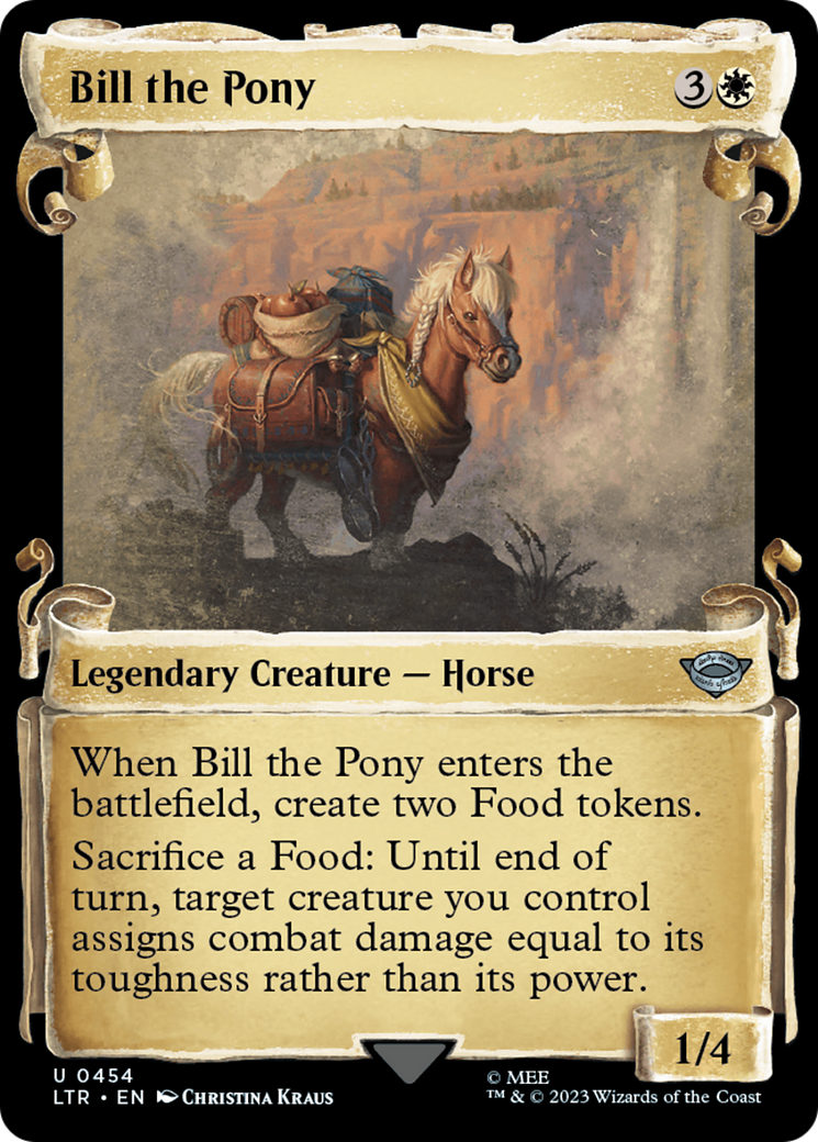 Bill the Pony [The Lord of the Rings: Tales of Middle-Earth Showcase Scrolls] | GrognardGamesBatavia