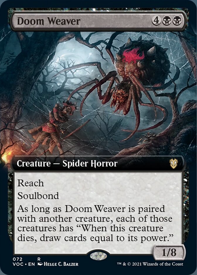 Doom Weaver (Extended Art) [Innistrad: Crimson Vow Commander] | GrognardGamesBatavia