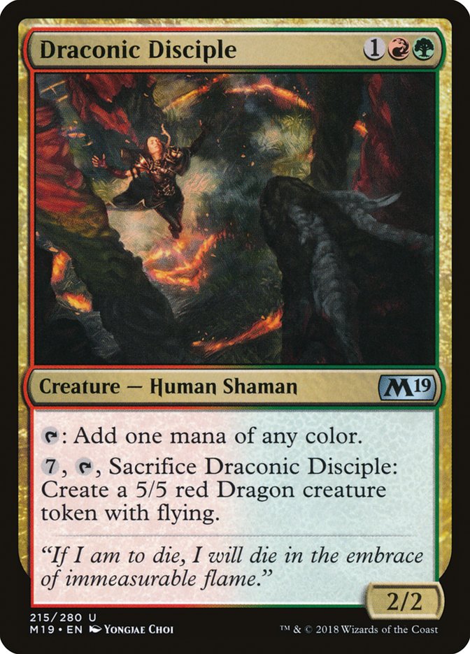 Draconic Disciple [Core Set 2019] | GrognardGamesBatavia