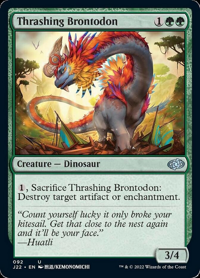 Thrashing Brontodon [Jumpstart 2022] | GrognardGamesBatavia