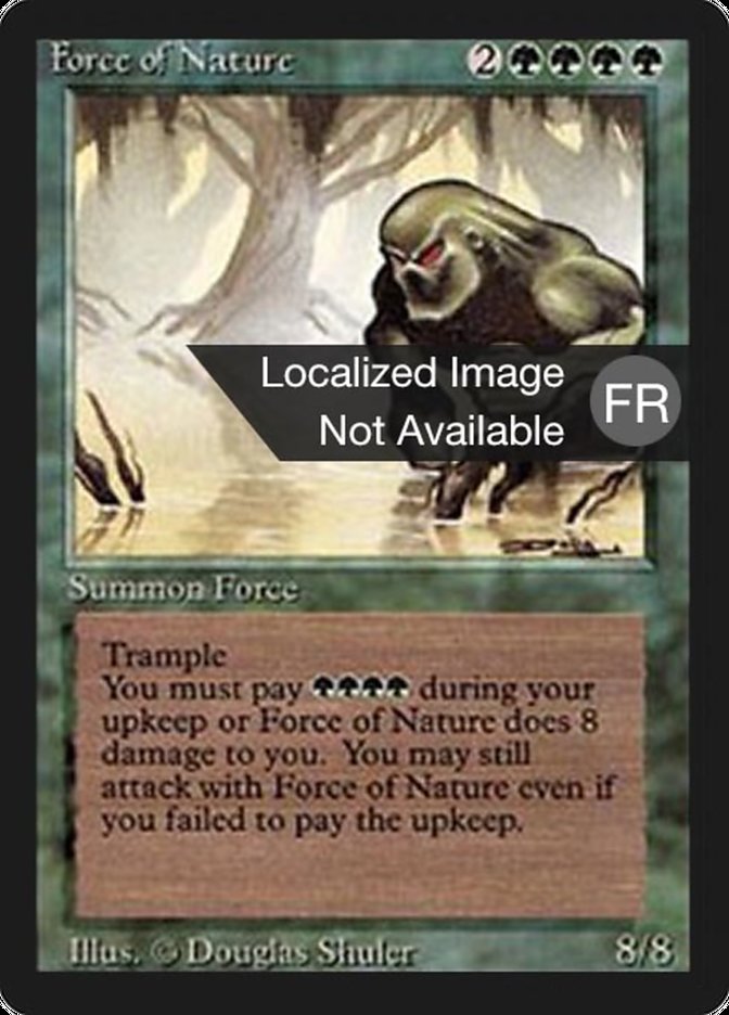 Force of Nature [Foreign Black Border] | GrognardGamesBatavia