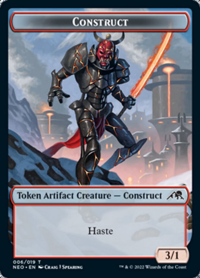 Construct (006) // Blood (017) Double-Sided Token [Challenger Decks 2022 Tokens] | GrognardGamesBatavia