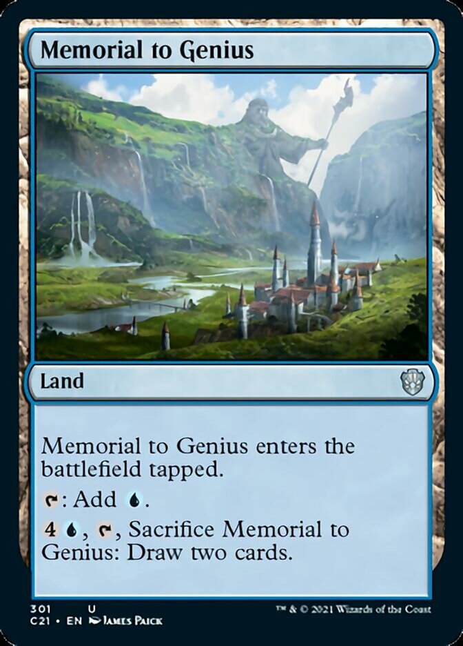 Memorial to Genius [Commander 2021] | GrognardGamesBatavia