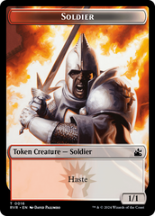 Goblin (0008) // Soldier Double-Sided Token [Ravnica Remastered Tokens] | GrognardGamesBatavia