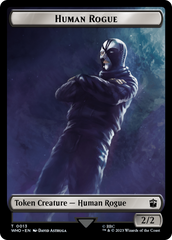 Human Rogue // Clue (0022) Double-Sided Token [Doctor Who Tokens] | GrognardGamesBatavia