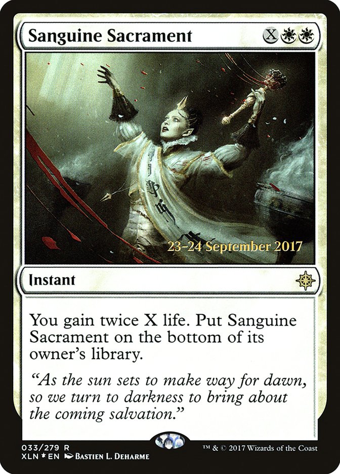 Sanguine Sacrament [Ixalan Prerelease Promos] | GrognardGamesBatavia