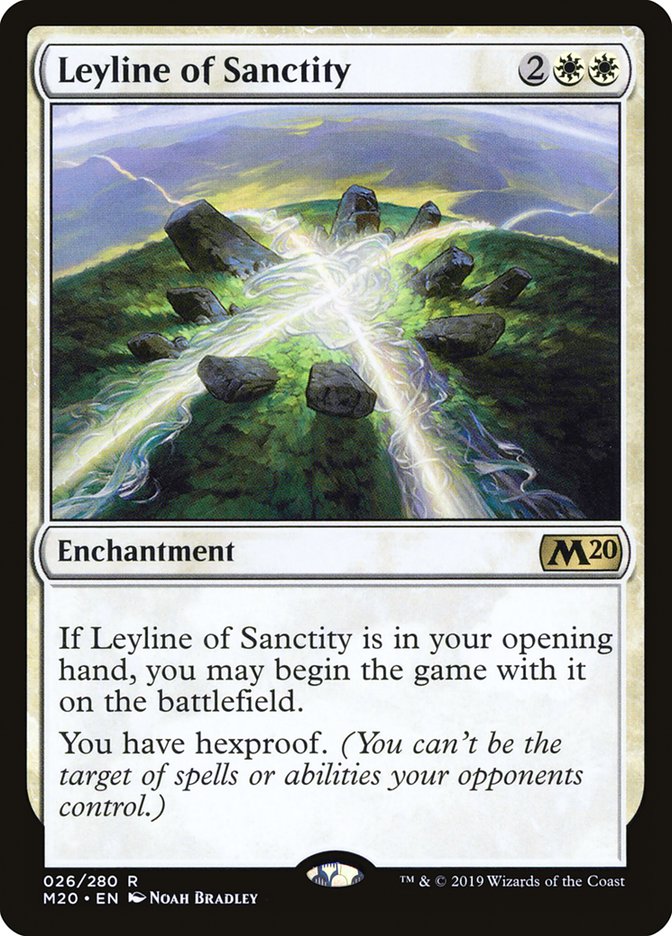 Leyline of Sanctity [Core Set 2020] | GrognardGamesBatavia