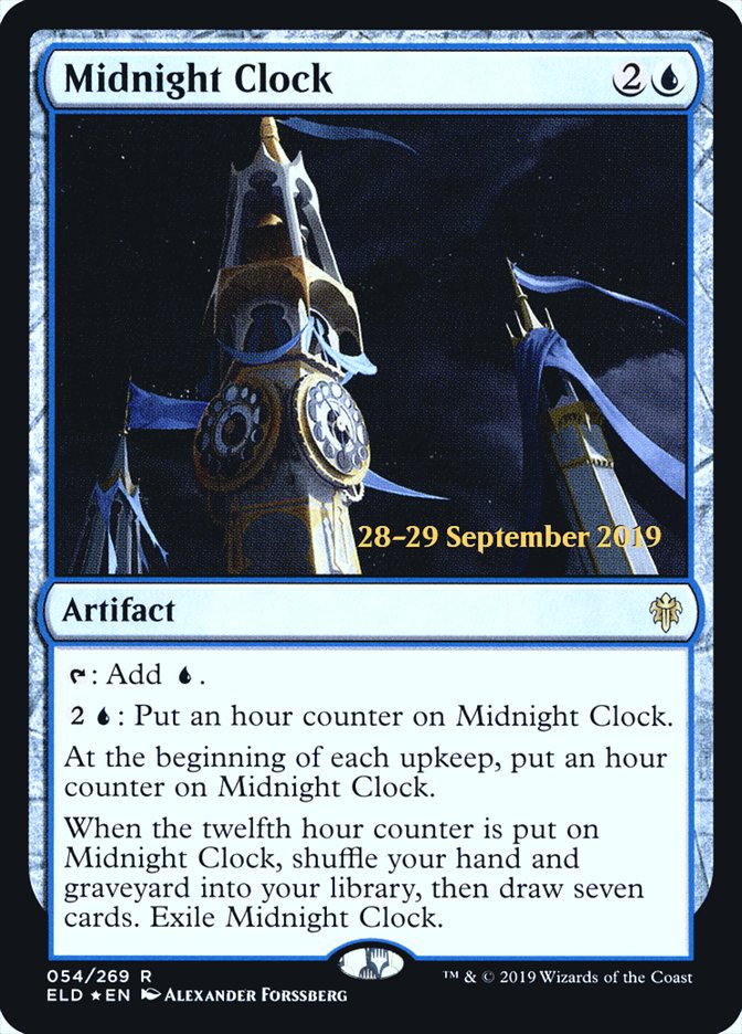 Midnight Clock [Throne of Eldraine Prerelease Promos] | GrognardGamesBatavia