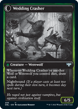 Wolfkin Outcast // Wedding Crasher [Innistrad: Double Feature] | GrognardGamesBatavia