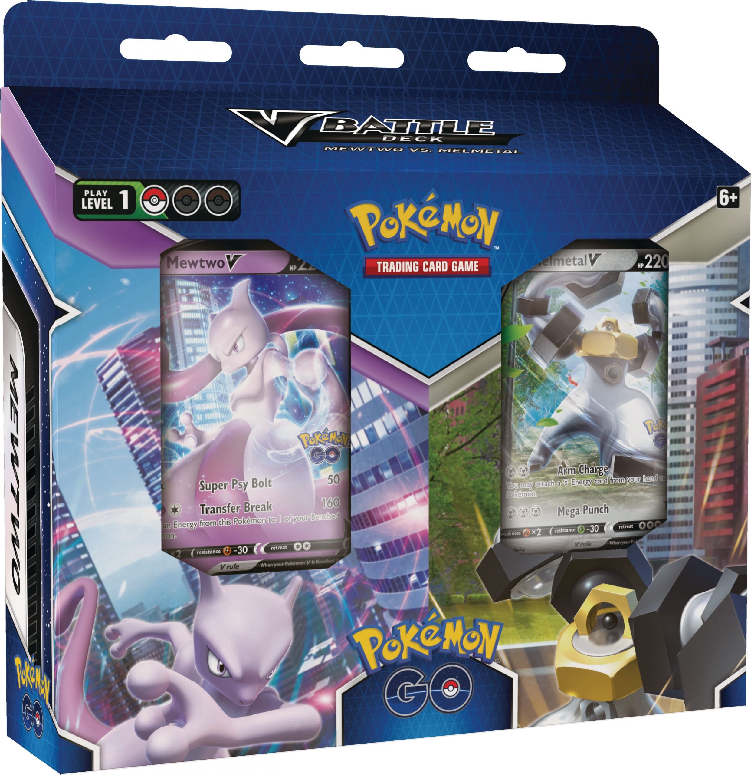 Pokemon GO - V Battle Deck (Mewtwo V VS. Melmetal V) | GrognardGamesBatavia