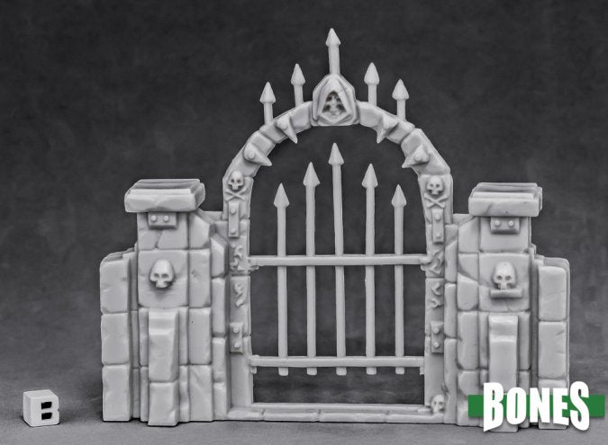 Bones 77527 Graveyard Fence Gate | GrognardGamesBatavia