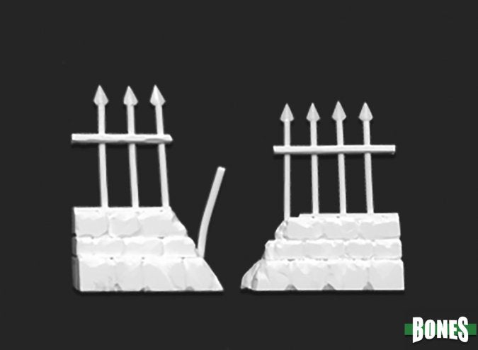 Bones 77528 Graveyard Ruined Fence | GrognardGamesBatavia