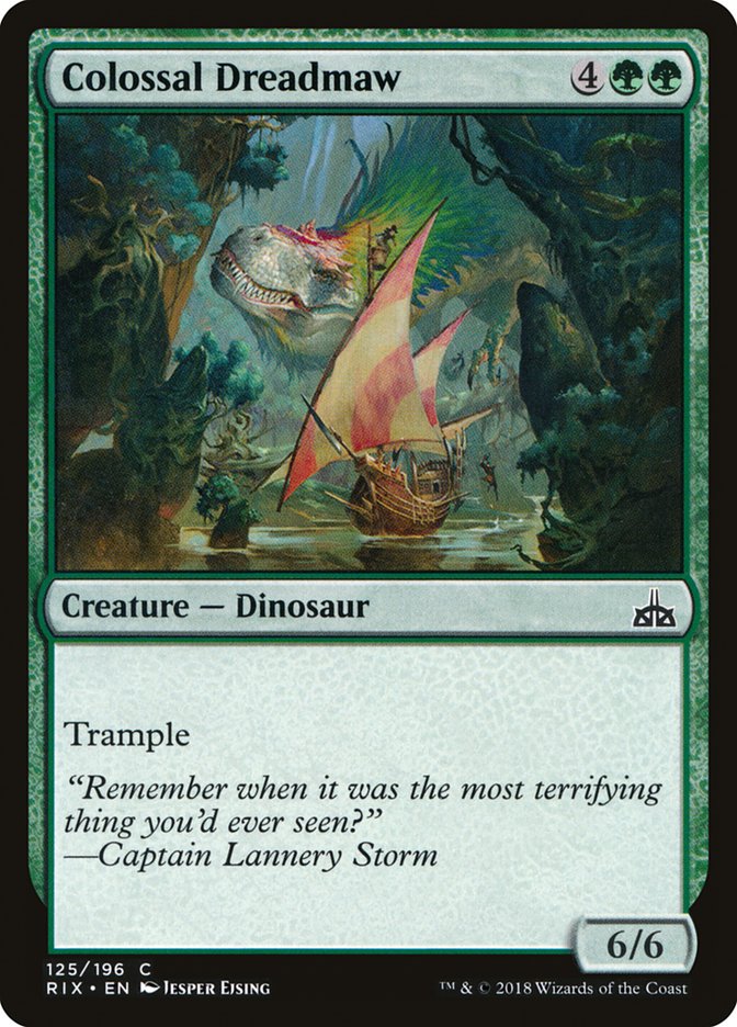 Colossal Dreadmaw [Rivals of Ixalan] | GrognardGamesBatavia