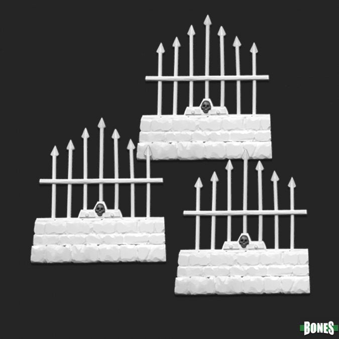 Bones 77530 Graveyard Short Fences | GrognardGamesBatavia