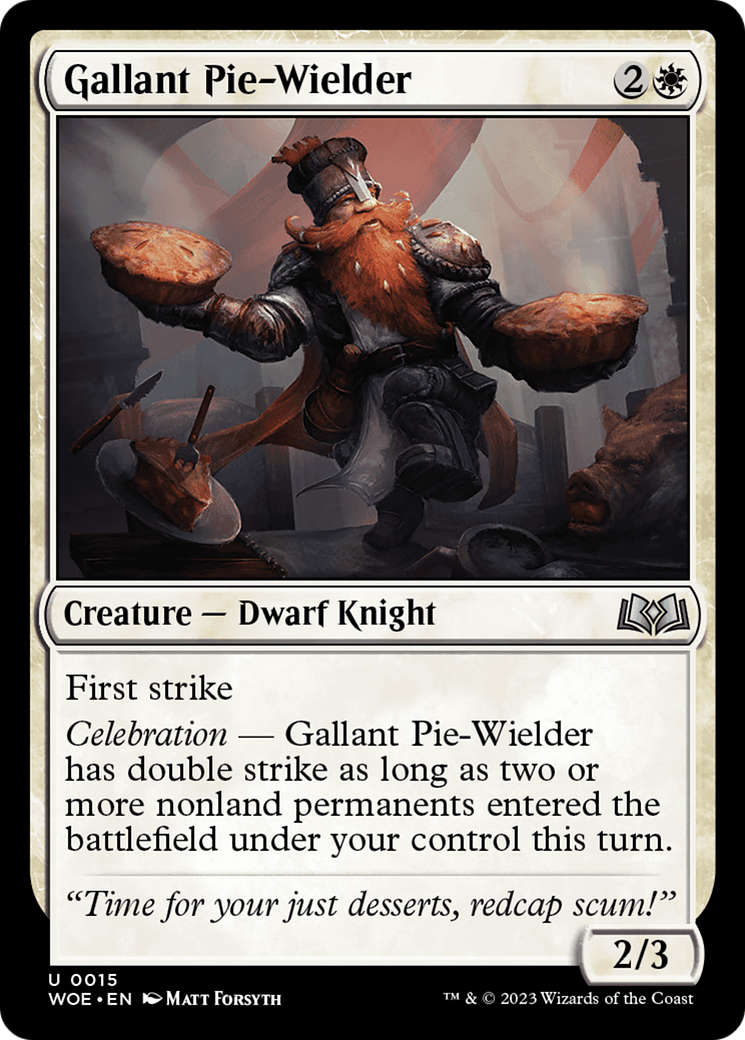 Gallant Pie-Wielder [Wilds of Eldraine] | GrognardGamesBatavia