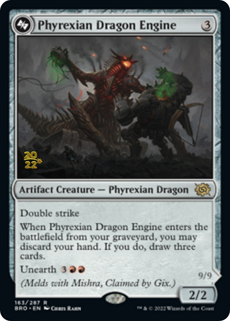 Phyrexian Dragon Engine [The Brothers' War Prerelease Promos] | GrognardGamesBatavia