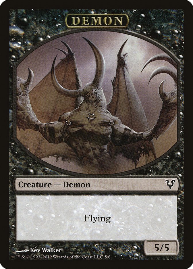 Demon Token [Avacyn Restored Tokens] | GrognardGamesBatavia