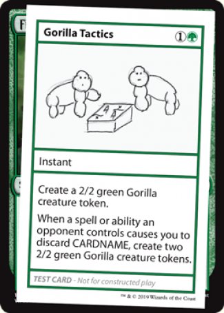 Gorilla Tactics (2021 Edition) [Mystery Booster Playtest Cards] | GrognardGamesBatavia