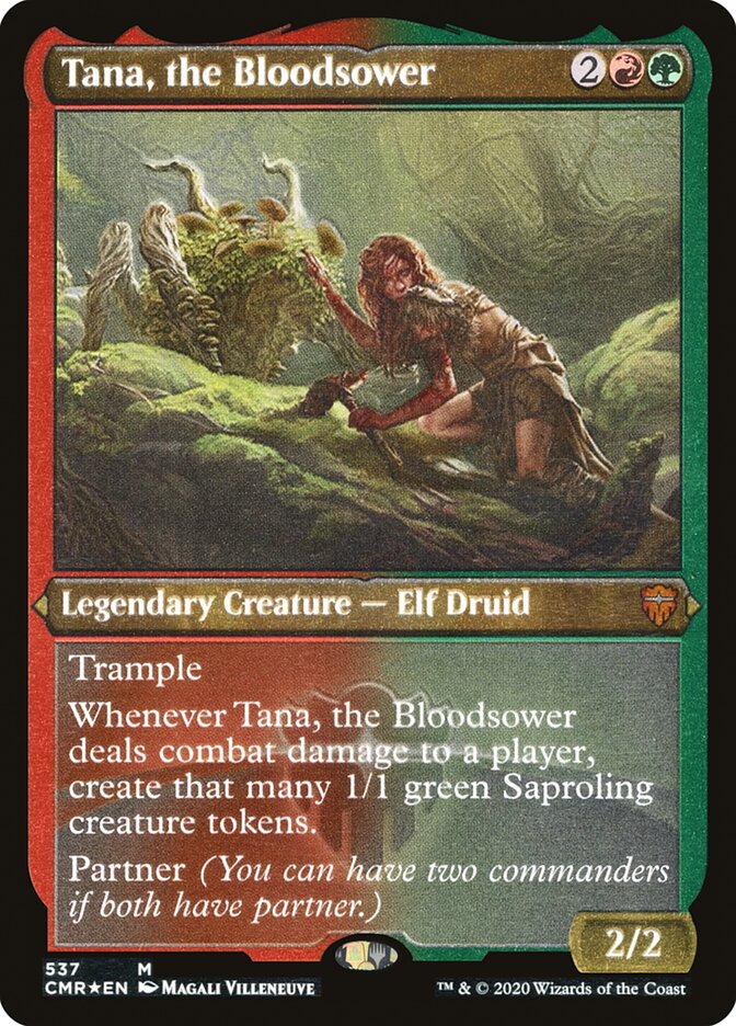 Tana, the Bloodsower (Etched) [Commander Legends] | GrognardGamesBatavia