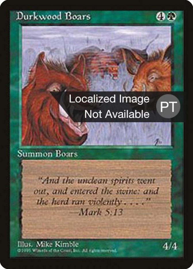 Durkwood Boars [Fourth Edition (Foreign Black Border)] | GrognardGamesBatavia