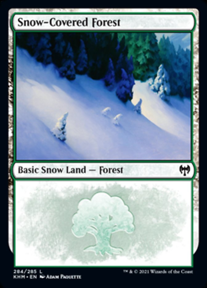 Snow-Covered Forest (284) [Kaldheim] | GrognardGamesBatavia