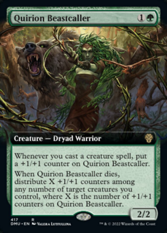 Quirion Beastcaller (Extended Art) [Dominaria United] | GrognardGamesBatavia