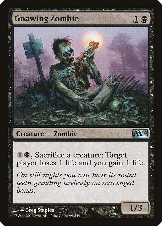 Gnawing Zombie [Magic 2014] | GrognardGamesBatavia