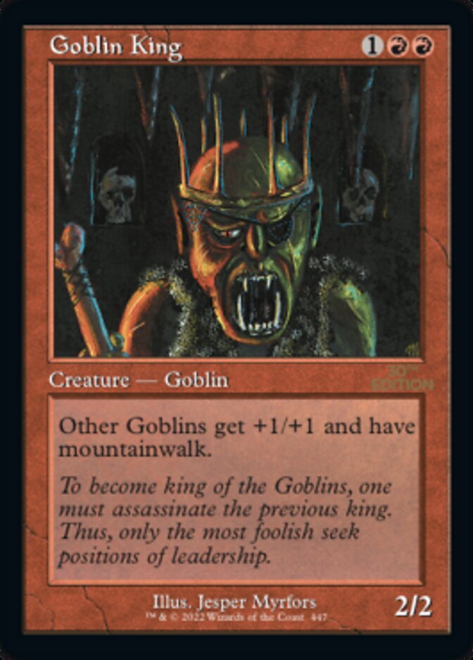 Goblin King (Retro) [30th Anniversary Edition] | GrognardGamesBatavia