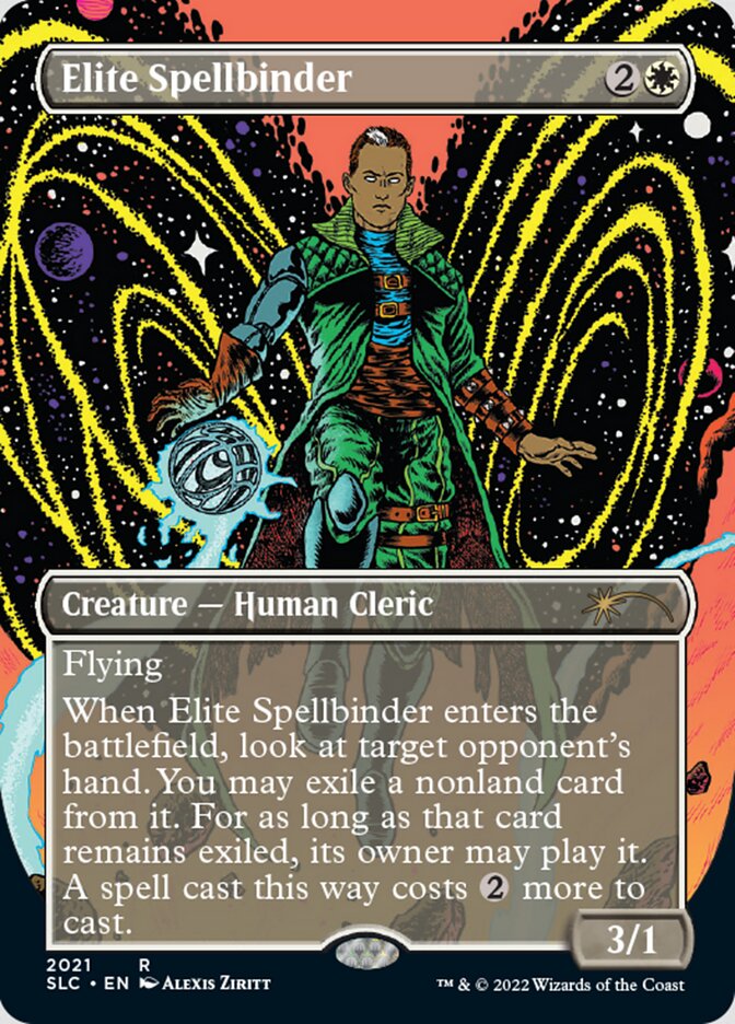 Elite Spellbinder (Borderless) [Secret Lair 30th Anniversary Countdown Kit] | GrognardGamesBatavia