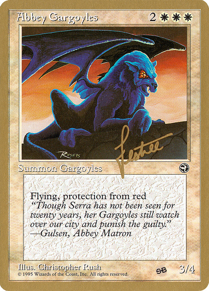 Abbey Gargoyles (Bertrand Lestree) (SB) [Pro Tour Collector Set] | GrognardGamesBatavia