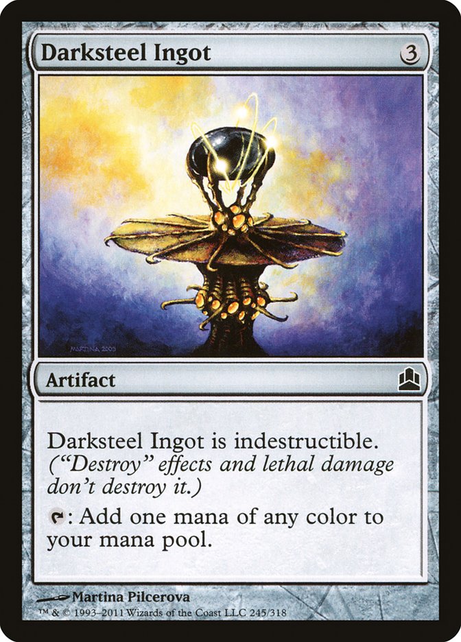 Darksteel Ingot [Commander 2011] | GrognardGamesBatavia