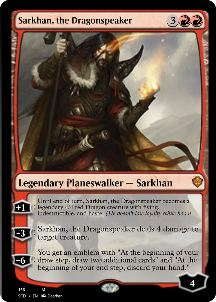 Sarkhan, the Dragonspeaker [Starter Commander Decks] | GrognardGamesBatavia