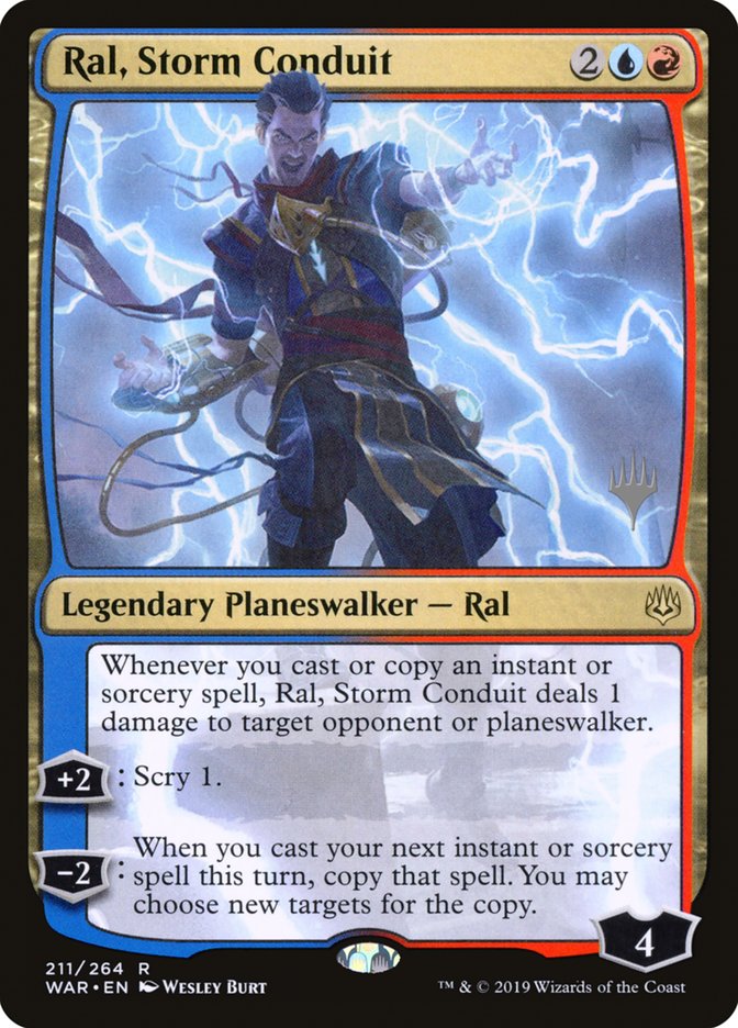 Ral, Storm Conduit (Promo Pack) [War of the Spark Promos] | GrognardGamesBatavia