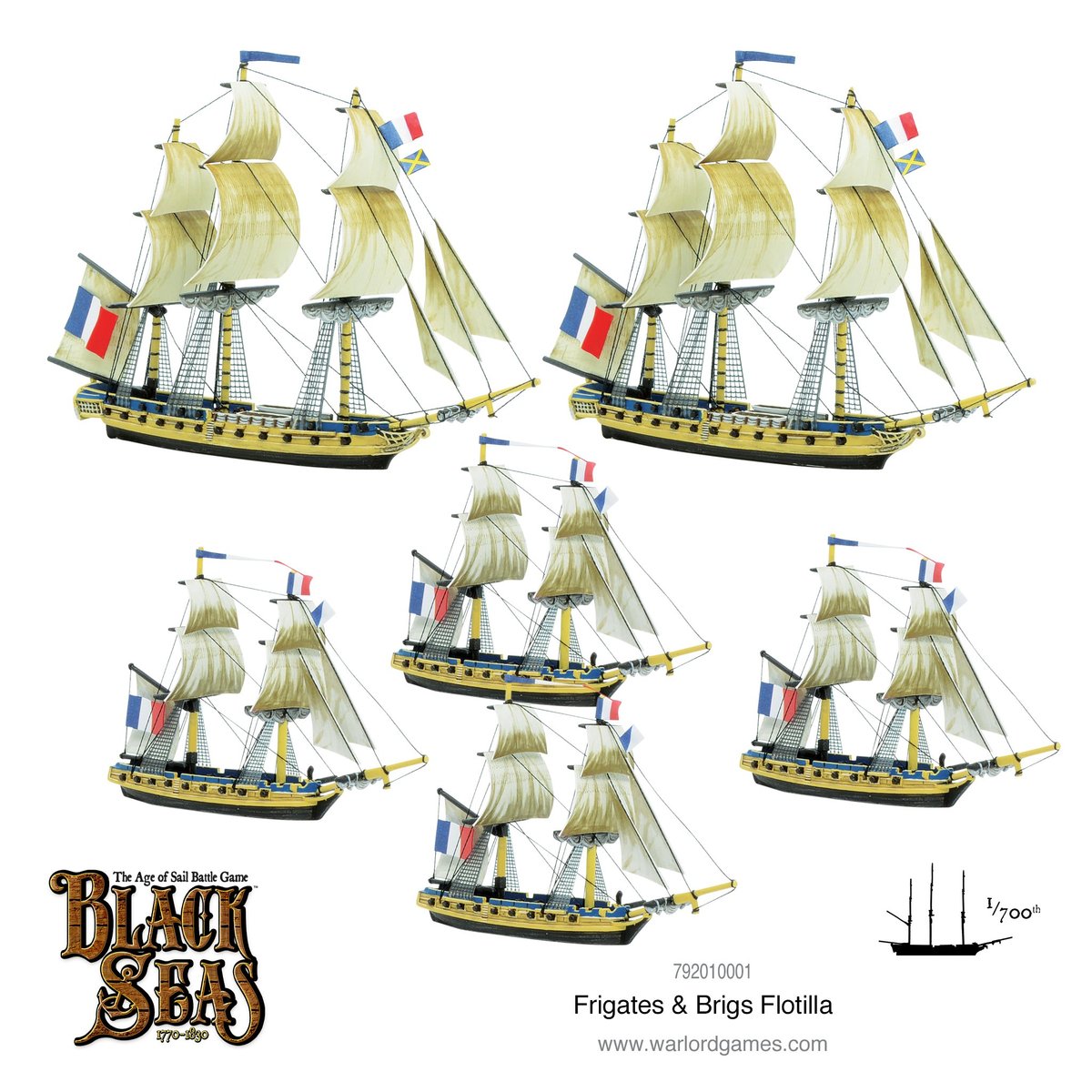 Black Seas: Frigates & Brigs Flotilla | GrognardGamesBatavia