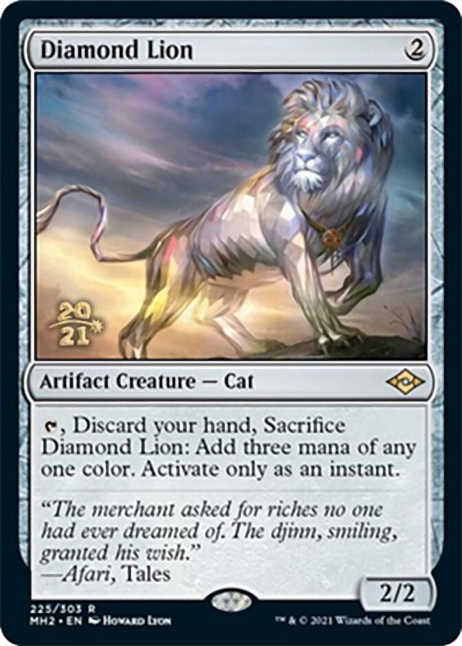 Diamond Lion [Modern Horizons 2 Prerelease Promos] | GrognardGamesBatavia