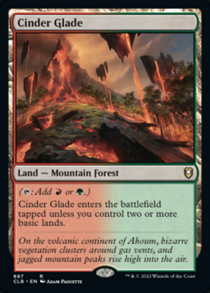 Cinder Glade [Commander Legends: Battle for Baldur's Gate] | GrognardGamesBatavia