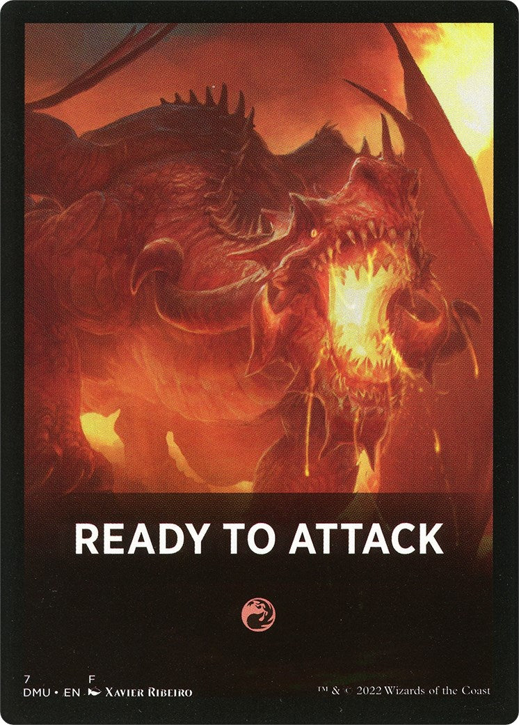 Ready to Attack Theme Card [Dominaria United Tokens] | GrognardGamesBatavia