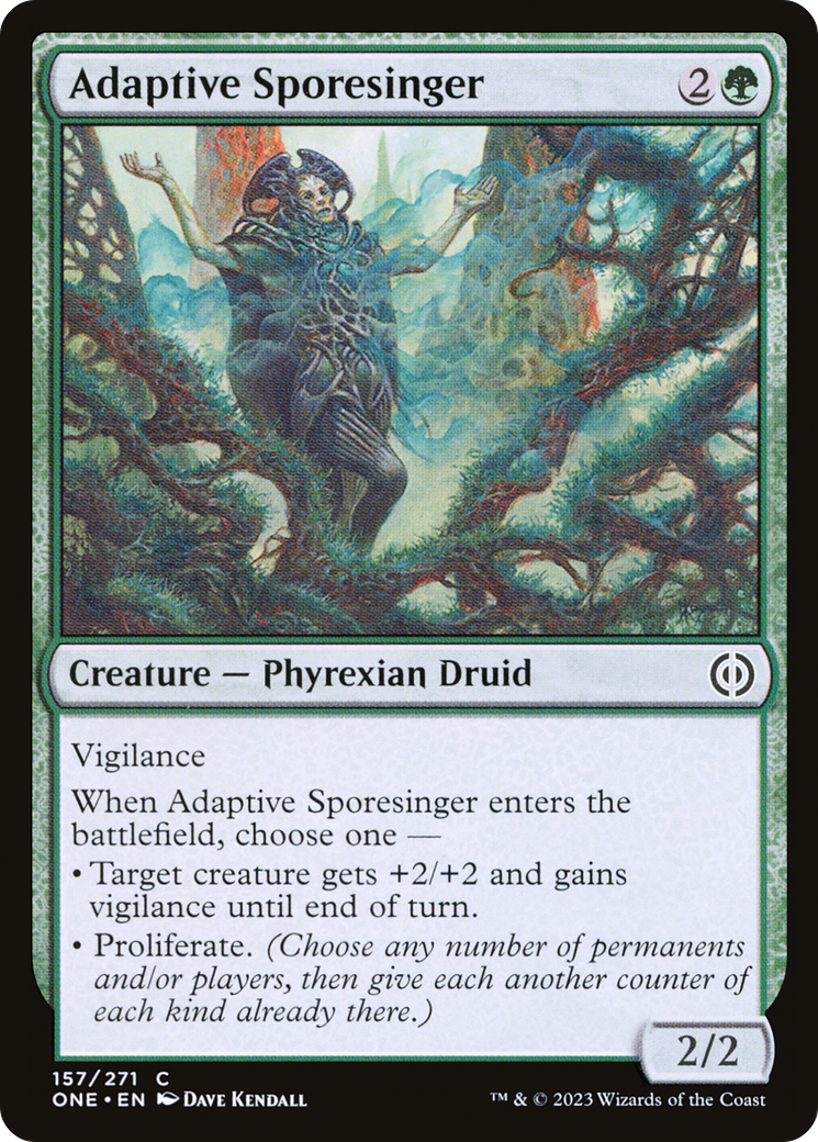 Adaptive Sporesinger [Phyrexia: All Will Be One] | GrognardGamesBatavia