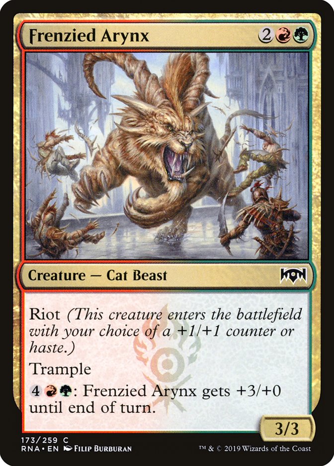 Frenzied Arynx [Ravnica Allegiance] | GrognardGamesBatavia